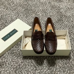 Cole Haan brown loafers, size 8